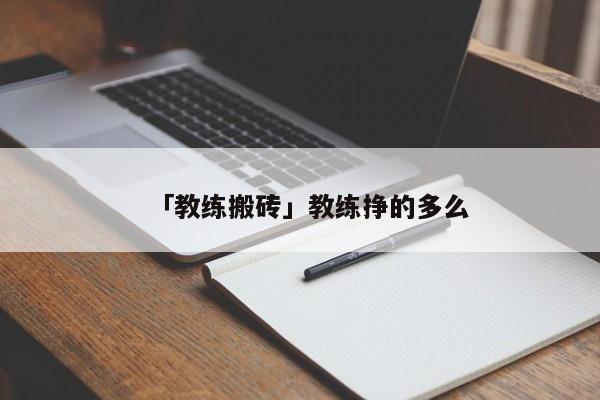 「教练搬砖」教练挣的多么